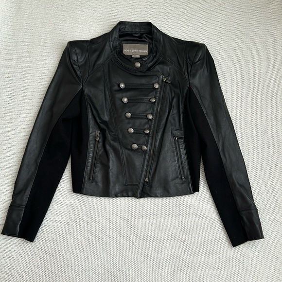 Bod & Christensen 100% Leather Jacket Size Large